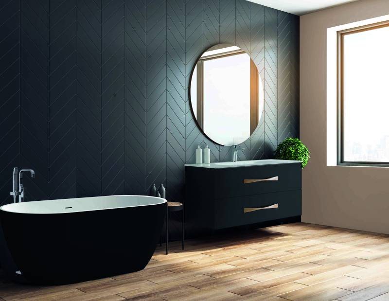 Meuble de salle de bains FRÉGATE, double ou simple vasque, tiroirs GRASS, finitions premium chez R&D Carrelage et Sanitaire à Gréasque