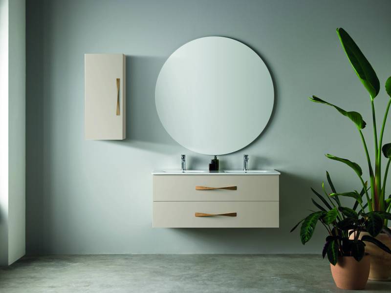 Meuble de salle de bains FRÉGATE, double ou simple vasque, tiroirs GRASS, finitions premium chez R&D Carrelage et Sanitaire à Gréasque