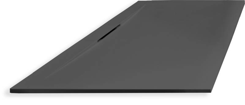 Receveur Ottofond Solidstone Darbo en résine pleine masse, aspect pierre naturelle, antidérapant, recoupable sur mesure, 6 coloris chez R&D Carrelage et Sanitaire à Gréasque