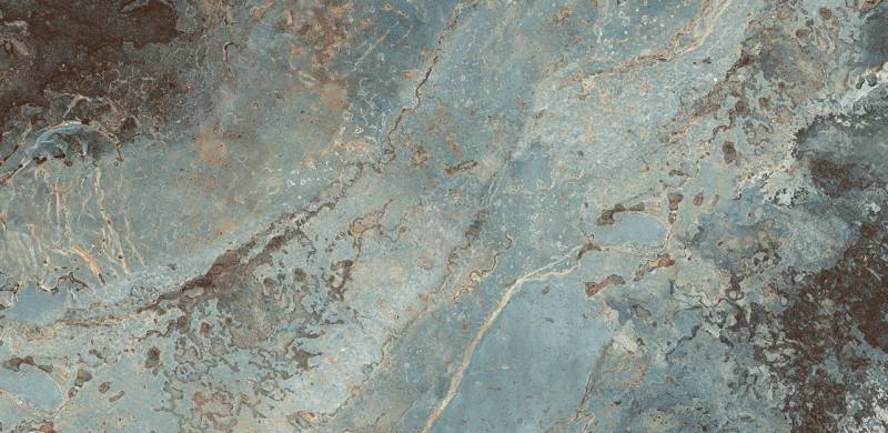 Carrelage intérieur Untiles Resin Blue 60x120 cm effet minéral bleu grès cérame mat rectifié pour sol et mur moderne chez R&D Carrelage et Sanitaire